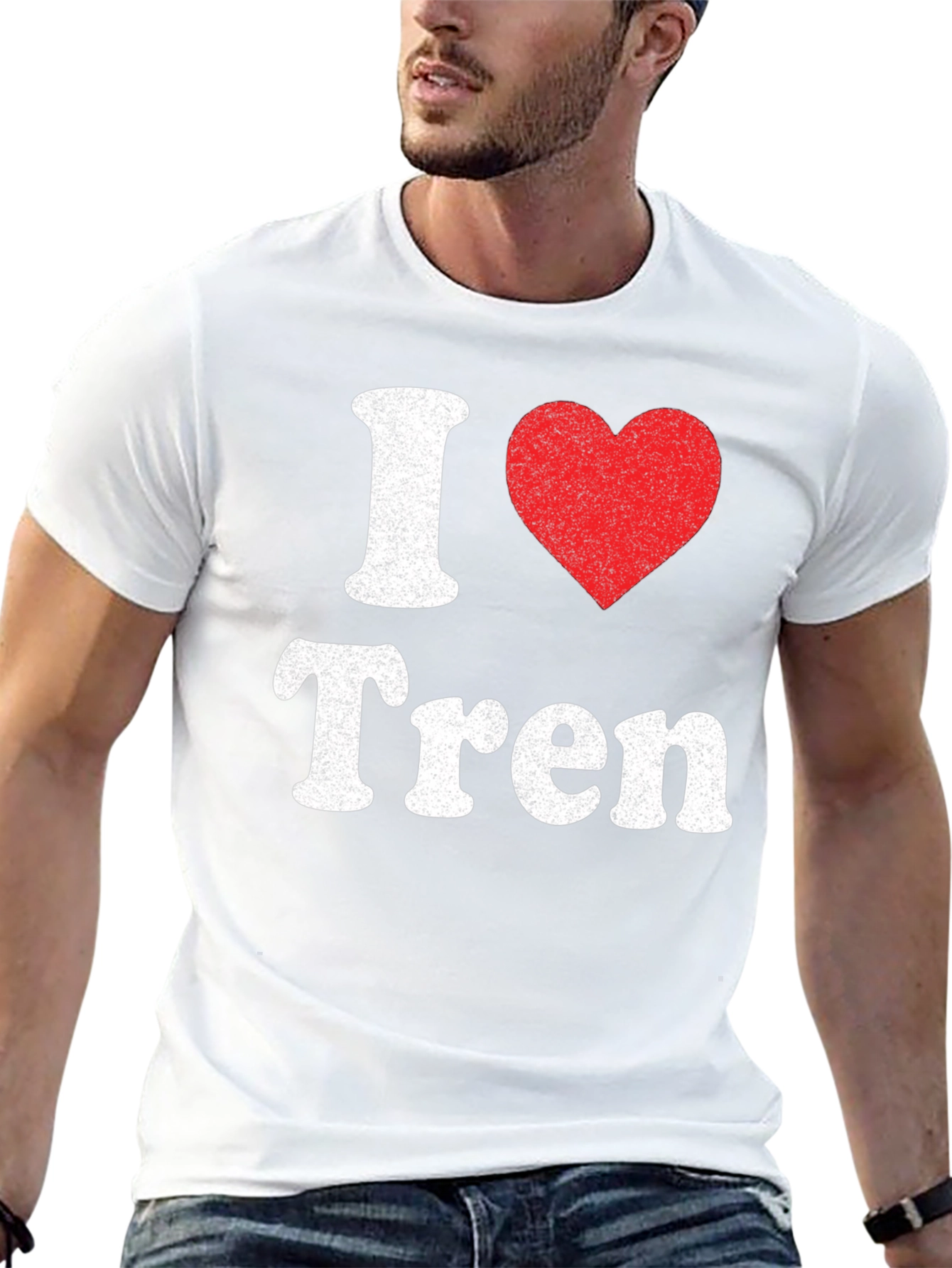 I Heart Tren T-Shirt - Black Graphic Tee
