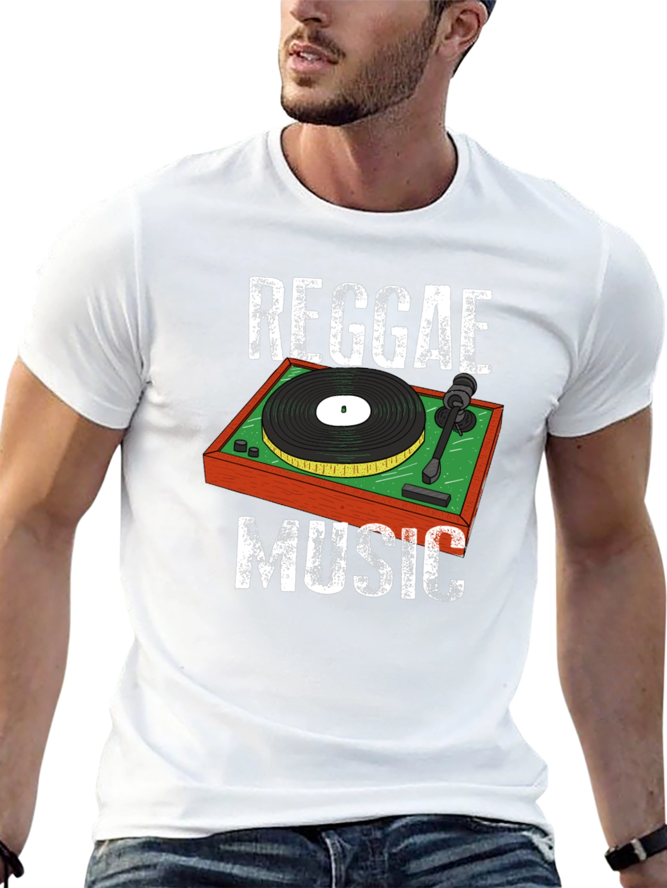 Reggae Music Turntable T-Shirt