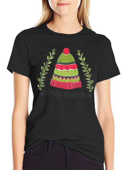 Merry Christmas Hat T-Shirt