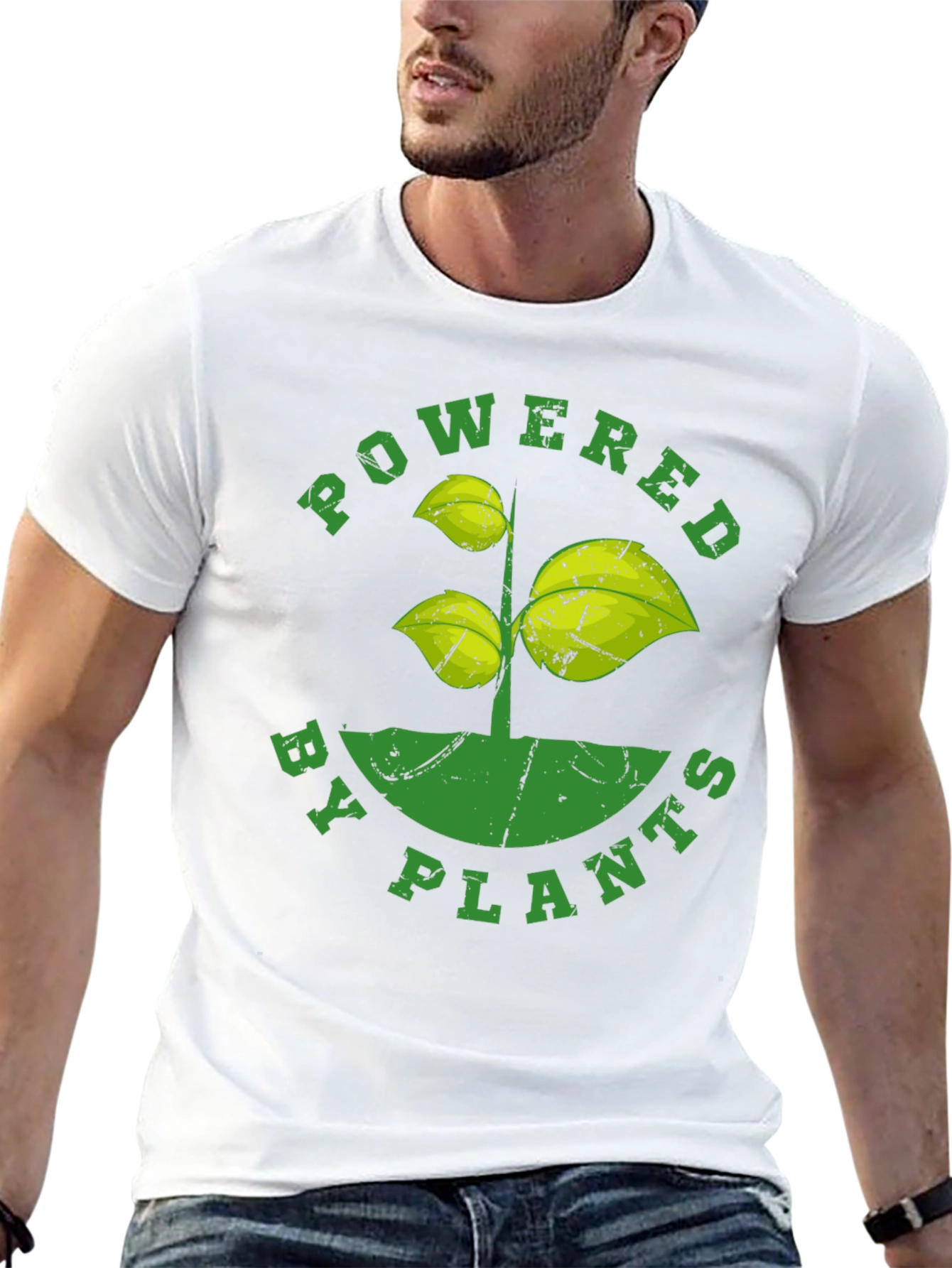 Powered By Plants T-Shirt - Vegan Graphic Tee