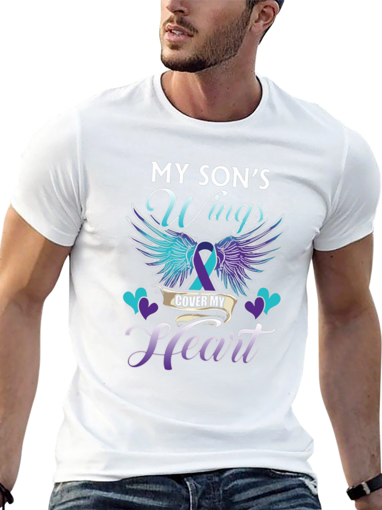 My Sons Wings Suicide Awareness T-Shirt