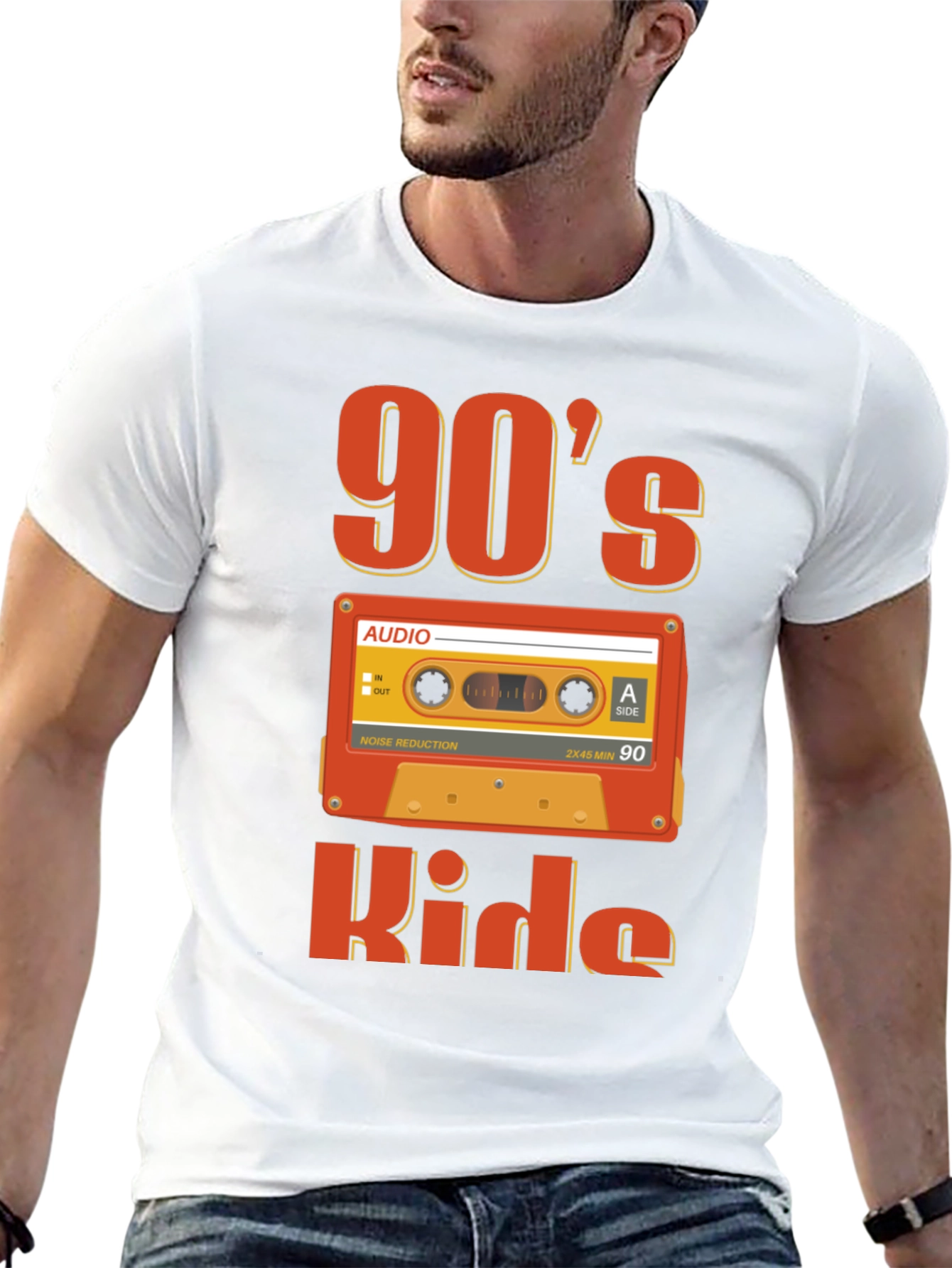 90s Kid Retro Cassette Tape T-Shirt