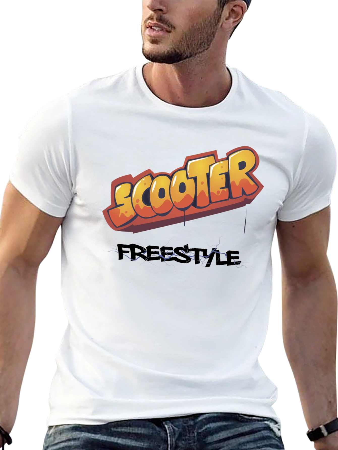 Scooter Freestyle Graphic T-Shirt