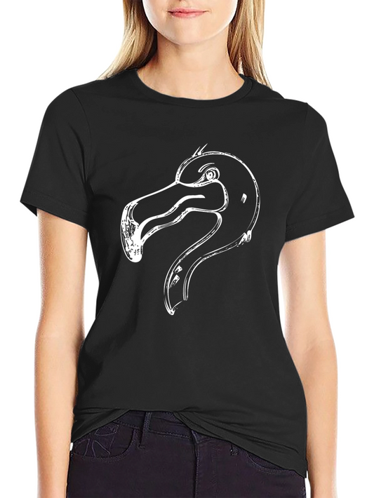 Black Flamingo Graphic Tee - Stylish Mens T-Shirt