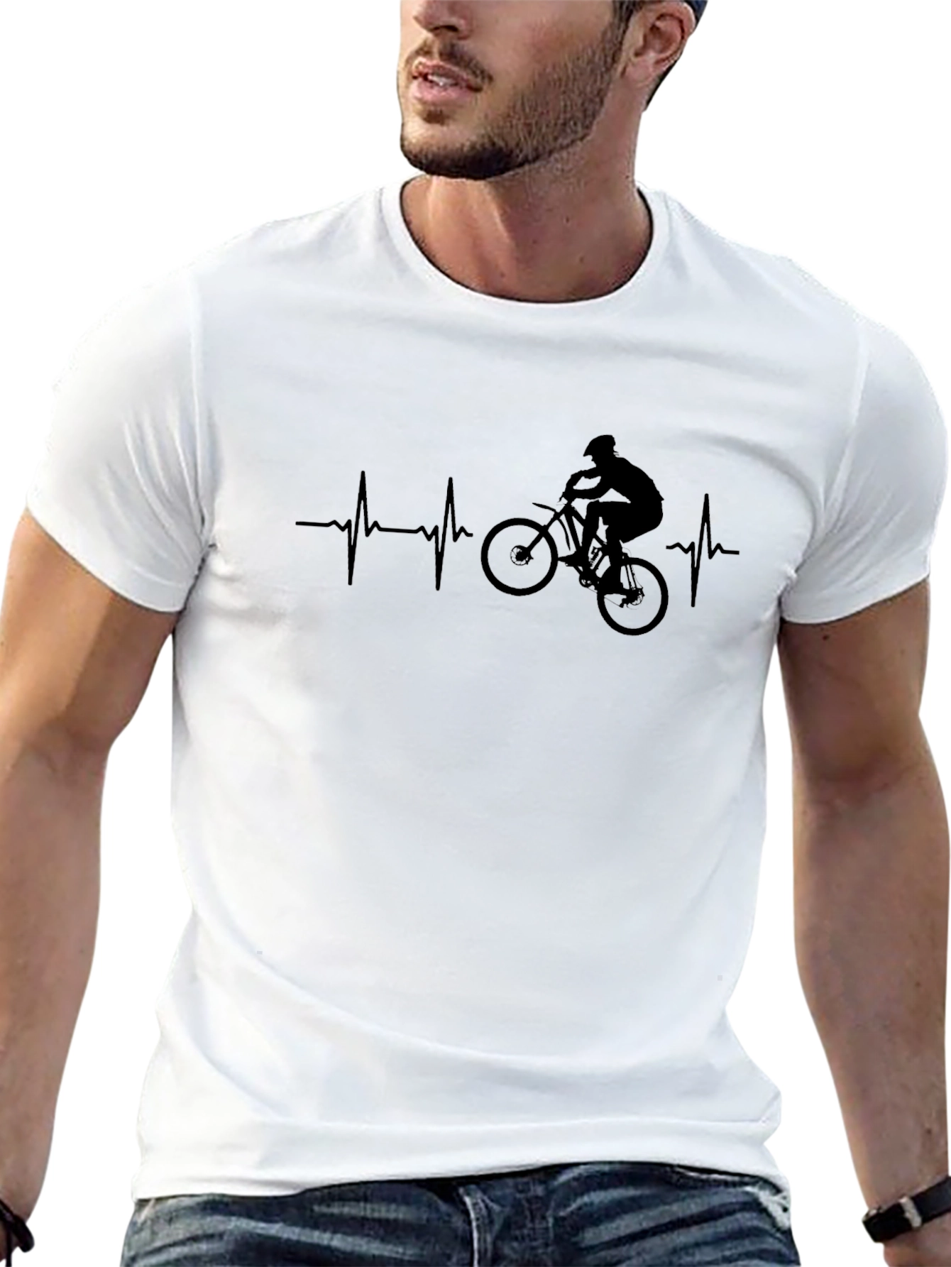 Mountain Bike Heartbeat T-Shirt