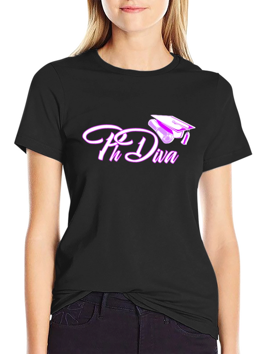 PhDiva Graduation T-Shirt - Stylish Celebration