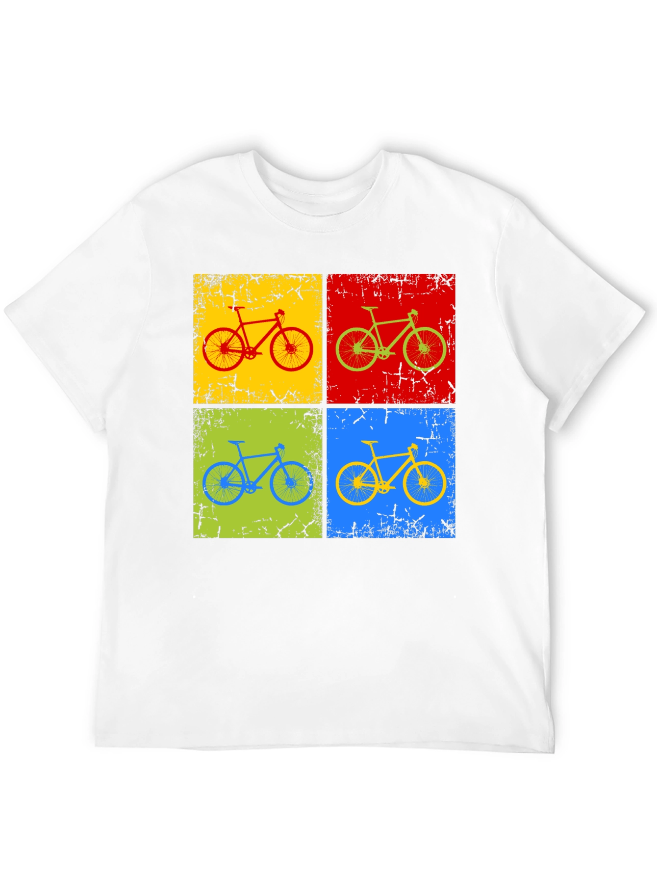 Retro Pop Art Bicycle Graphic Tee