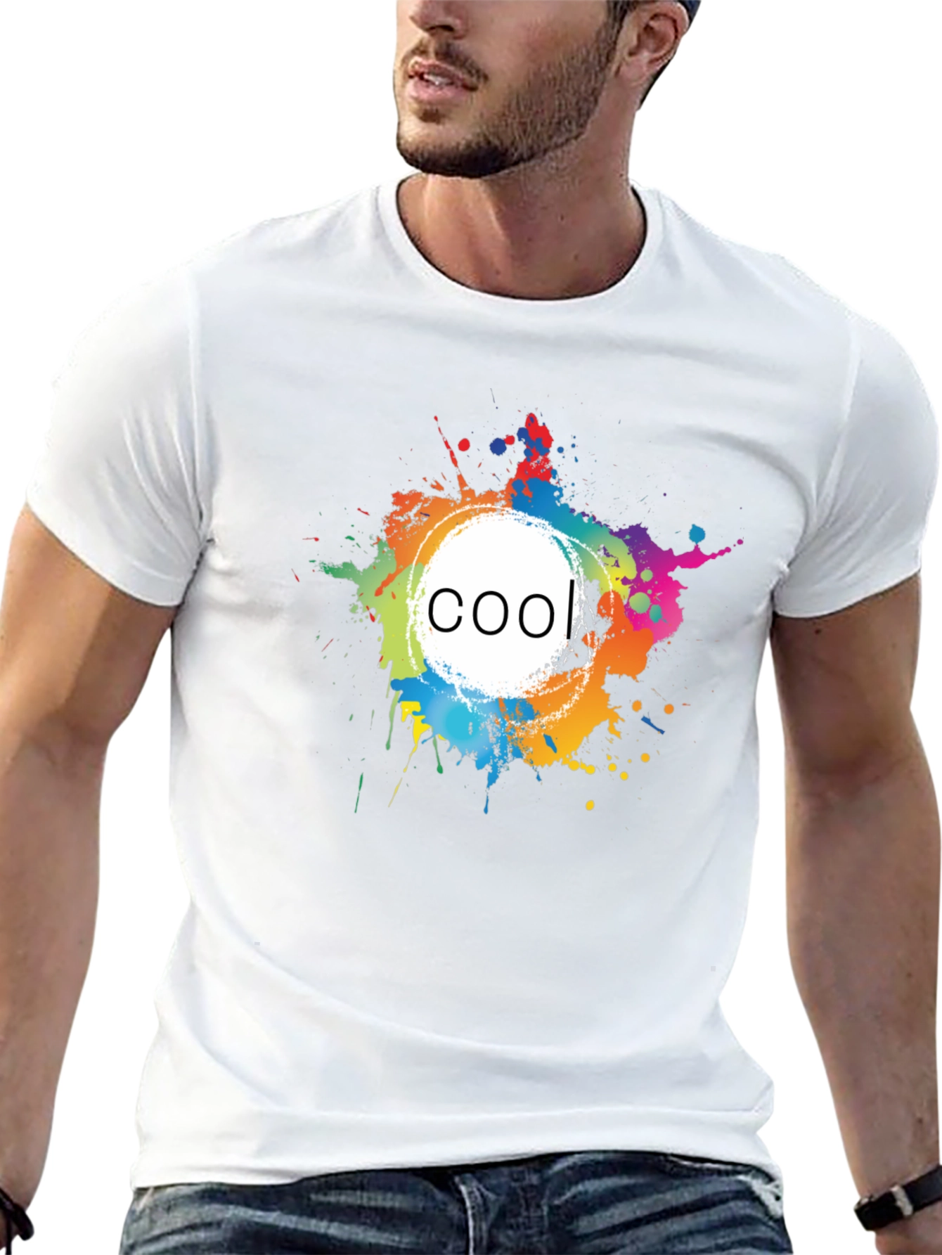 Cool Splatter T-Shirt - Stylish Graphic Tee