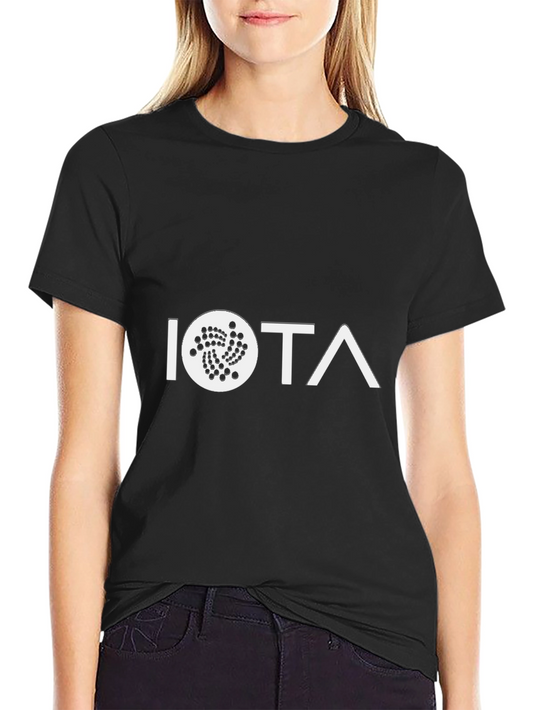 IOTA Cryptocurrency Black T-Shirt - Modern Crypto Tee