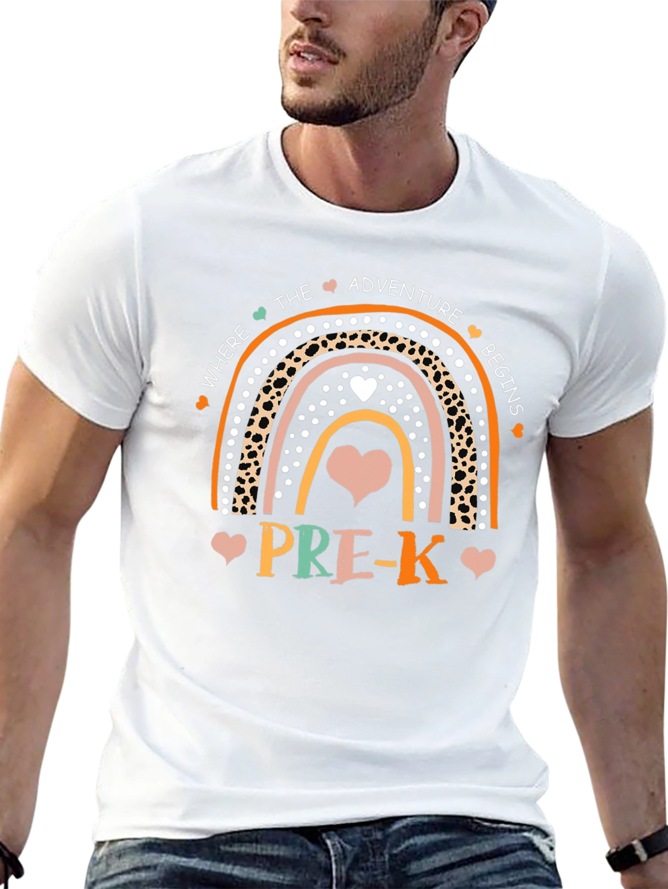 Pre-K Adventure Begins Rainbow T-Shirt