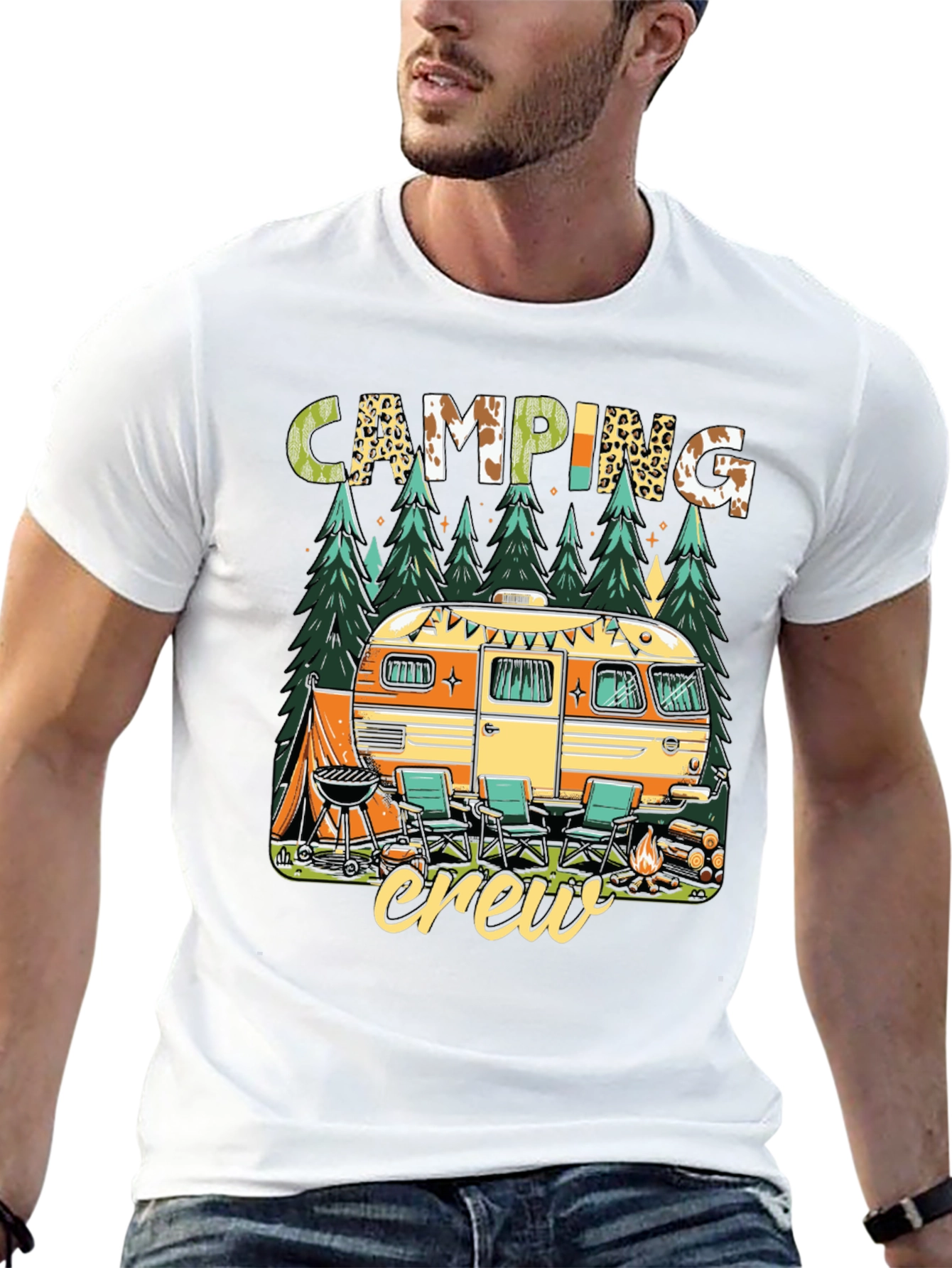 Camping Crew T-Shirt - Adventure Awaits!