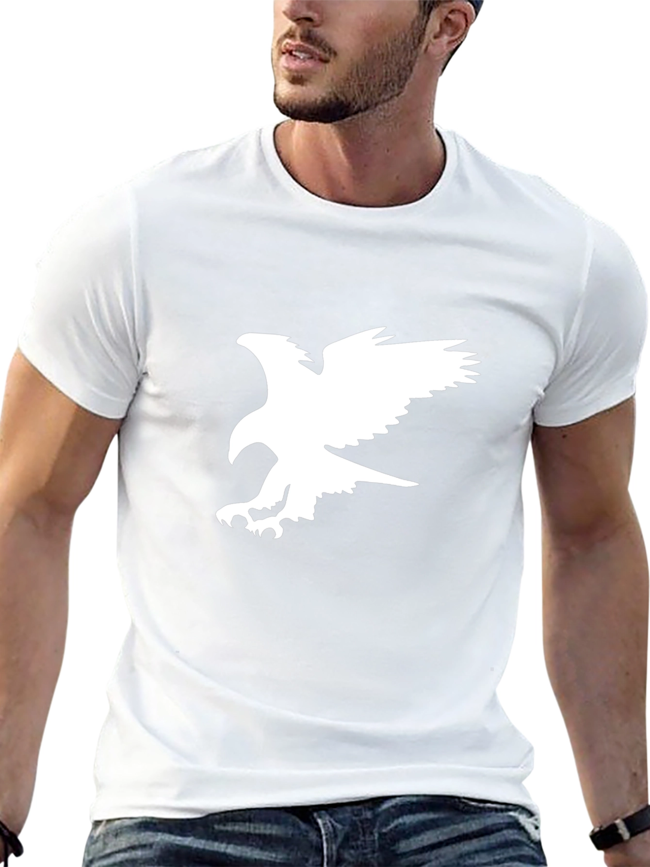 Black Eagle Graphic Tee - Cool Casual Style