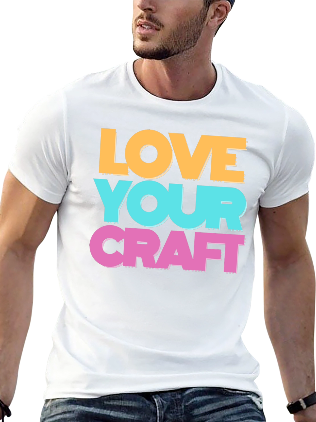Love Your Craft T-Shirt - Artistic Crew Neck Tee
