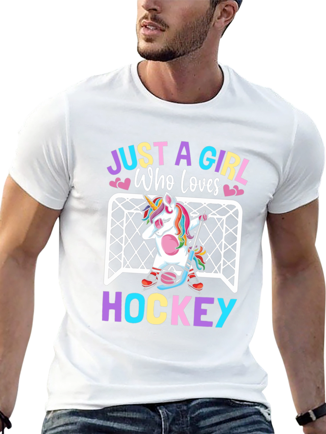 Just a Girl Who Loves Hockey T-Shirt