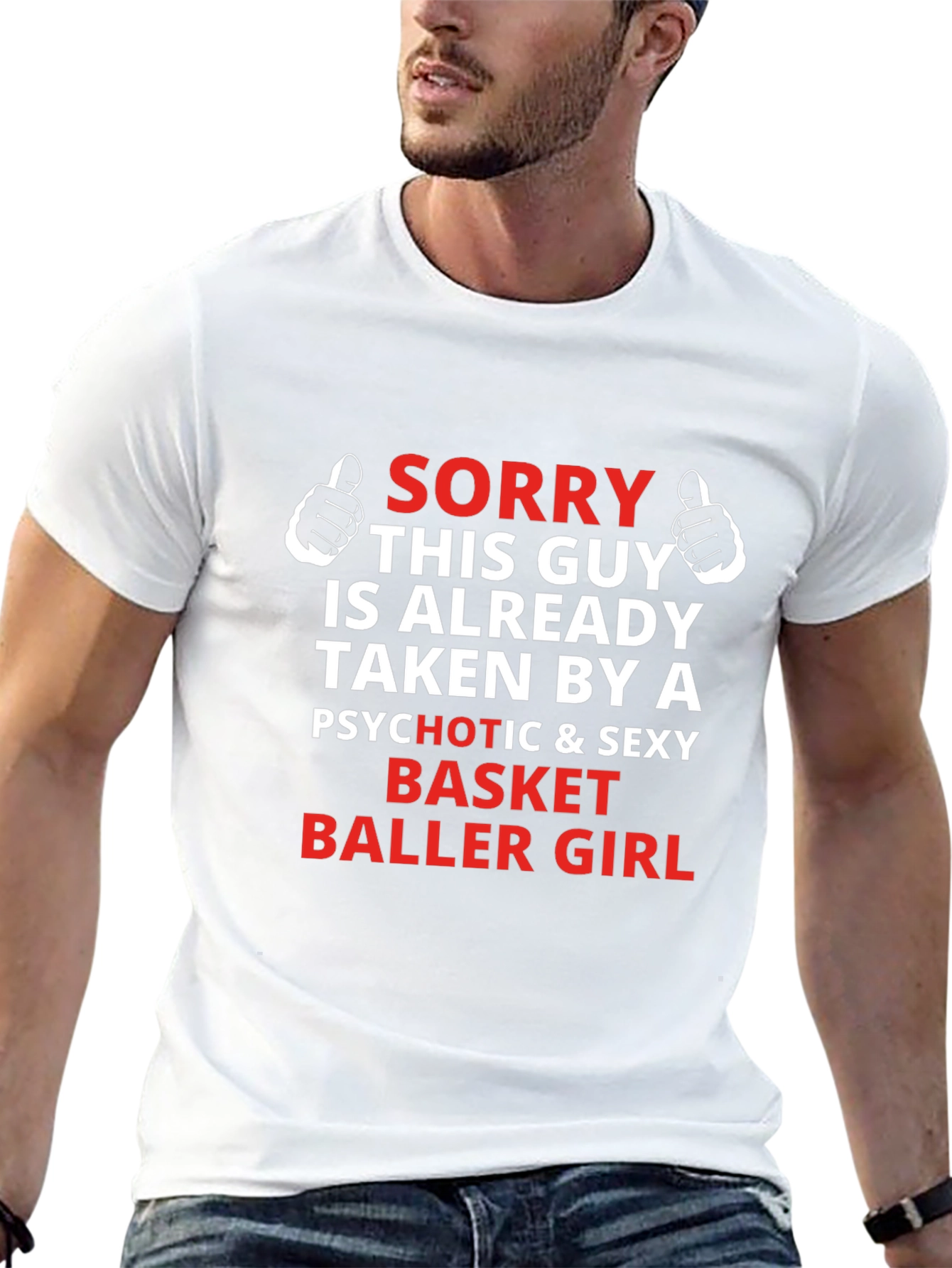 Sorry Taken By Basketball Girl T-Shirt