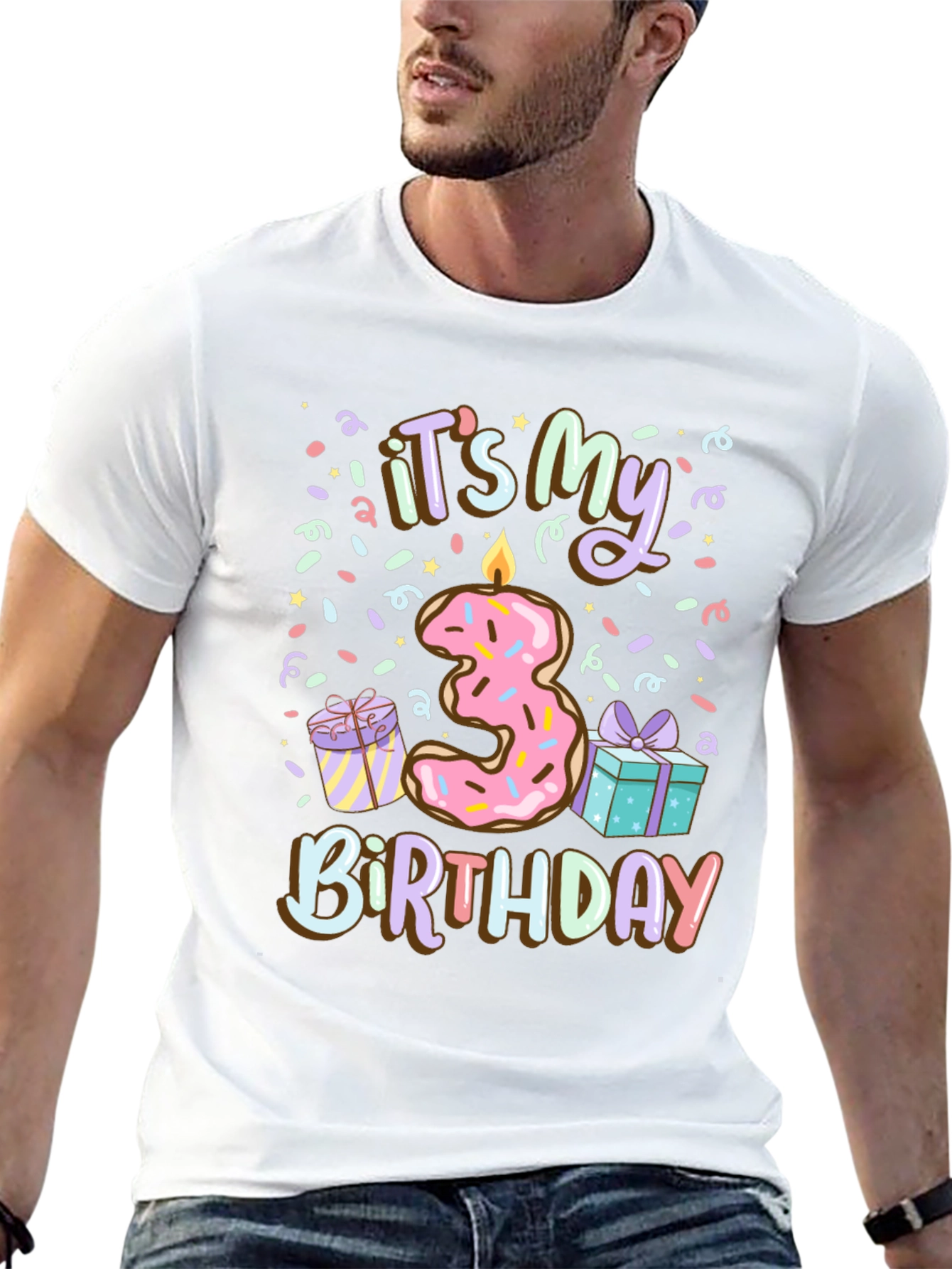 Its My 3rd Birthday Donut T-Shirt