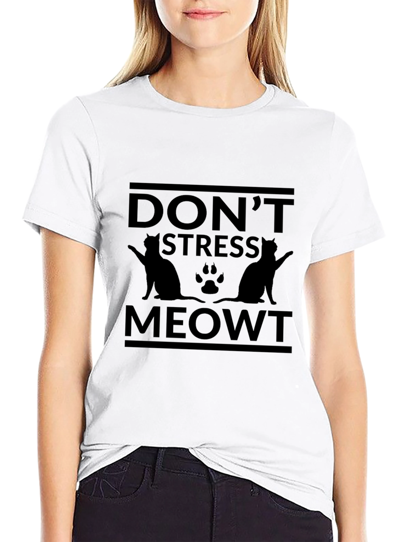 Dont Stress Meowt Cat Lover T-Shirt