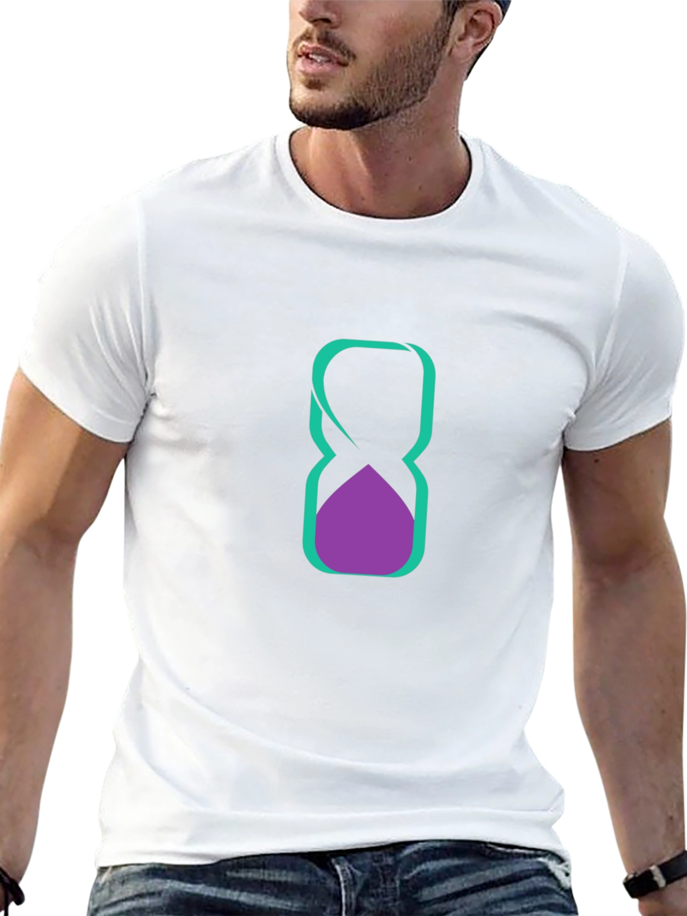 Stylish Hourglass Graphic Tee
