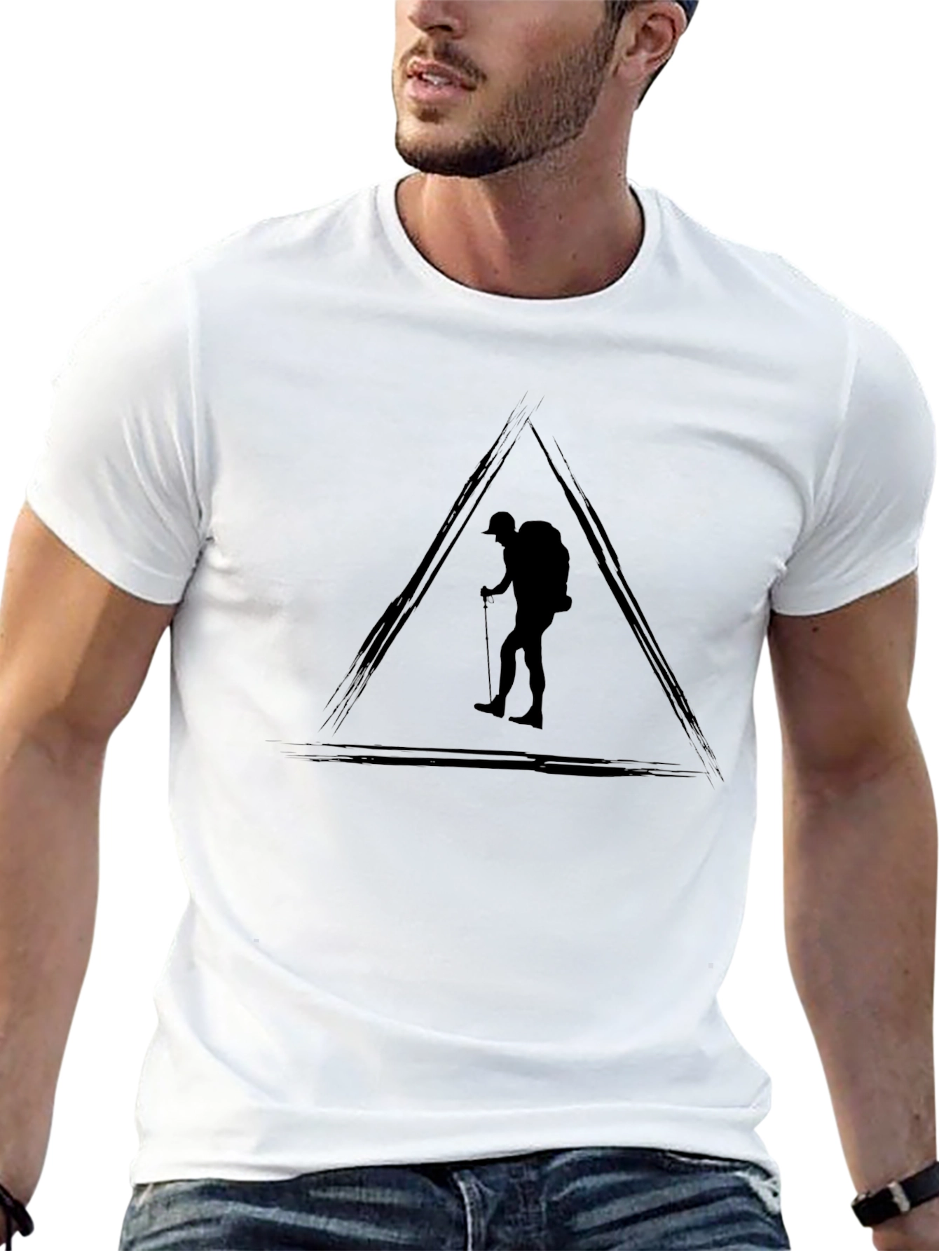 Hiking Silhouette T-Shirt - Outdoor Adventure Tee
