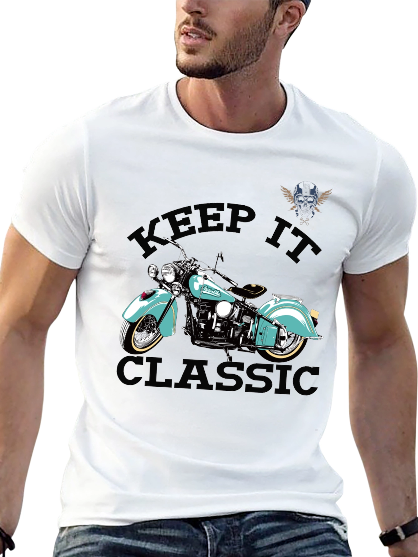 Keep it Classic Motorcycle Graphic Tee