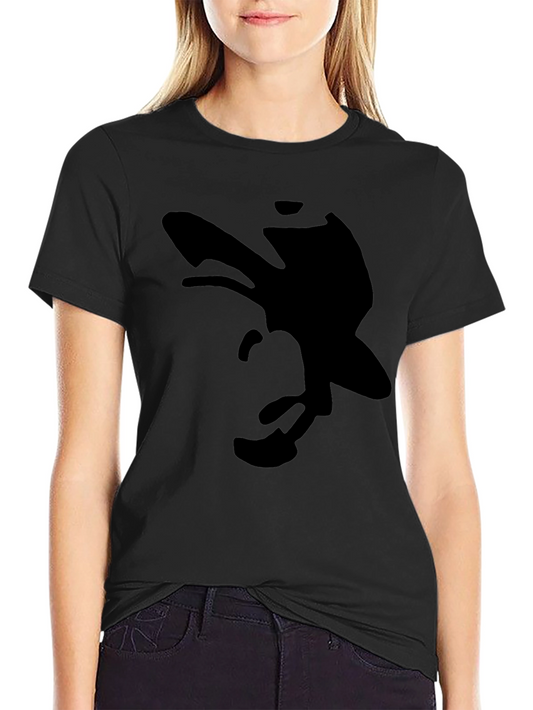 Silhouette Graphic Black Tee - Modern Streetwear