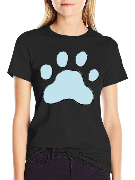 Paw Print T-Shirt - Casual Comfort Pet Lover Style