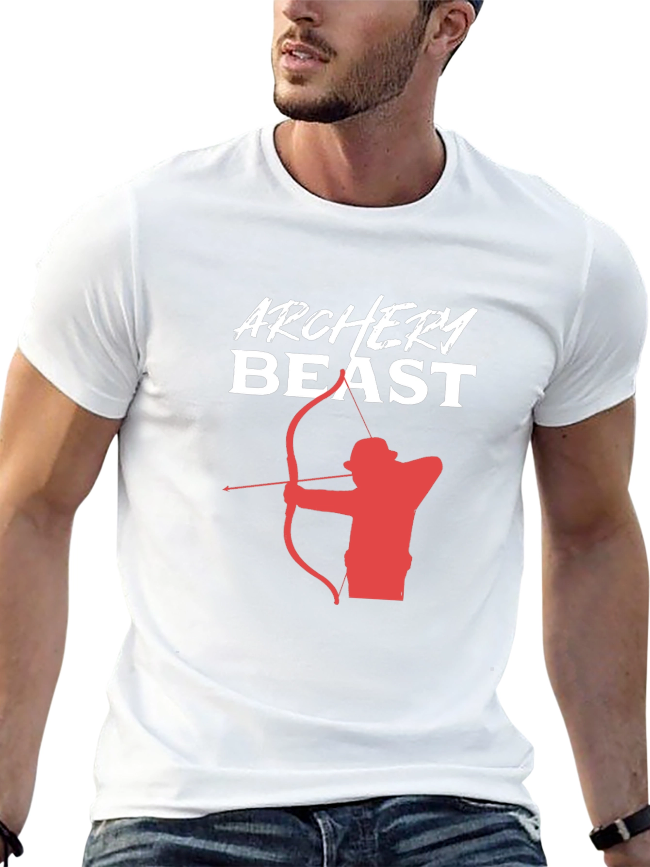 Archery Beast Graphic Tee | Mens Black T-Shirt