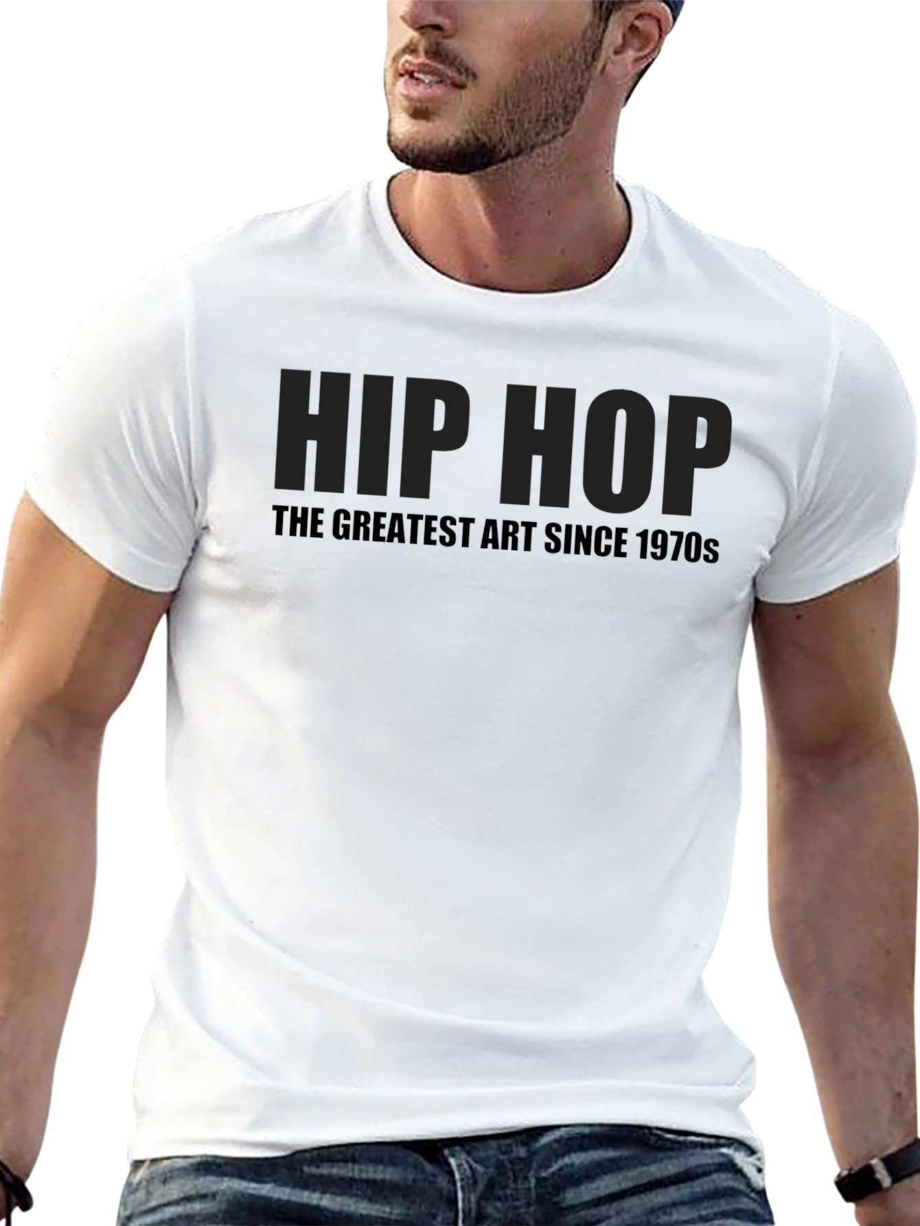Hip Hop Greatest Art T-Shirt - Black