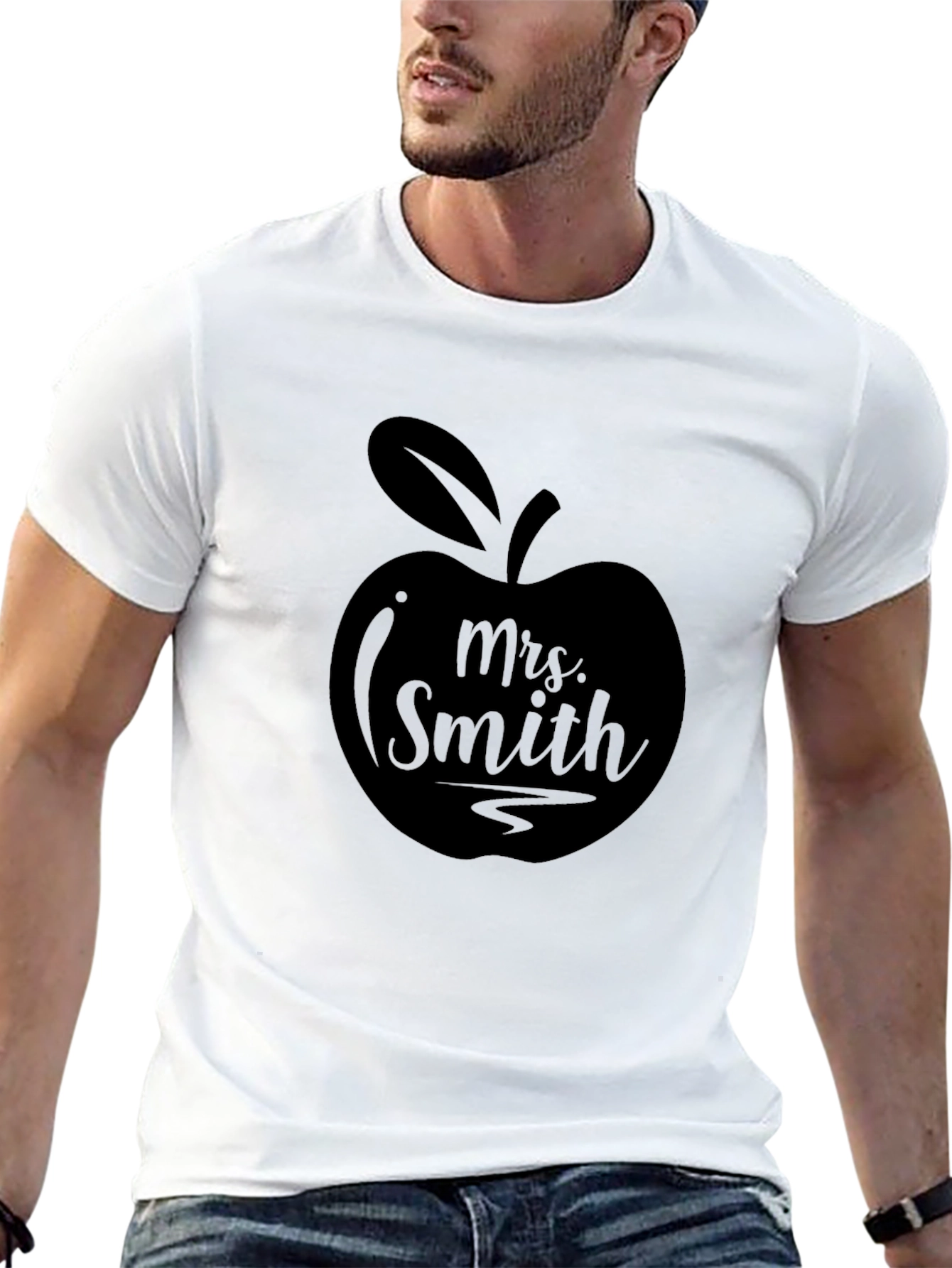Mrs. Smith Teacher Apple T-Shirt