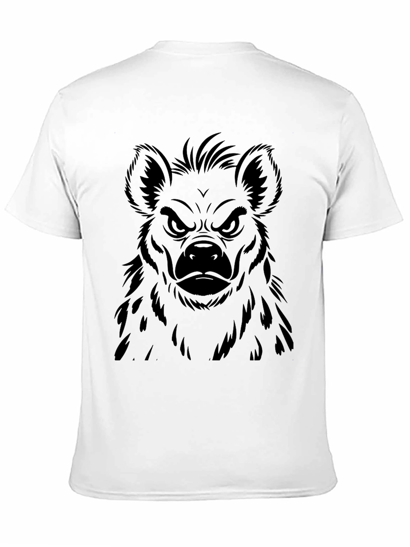 Hyena Graphic Print Mens Black T-Shirt