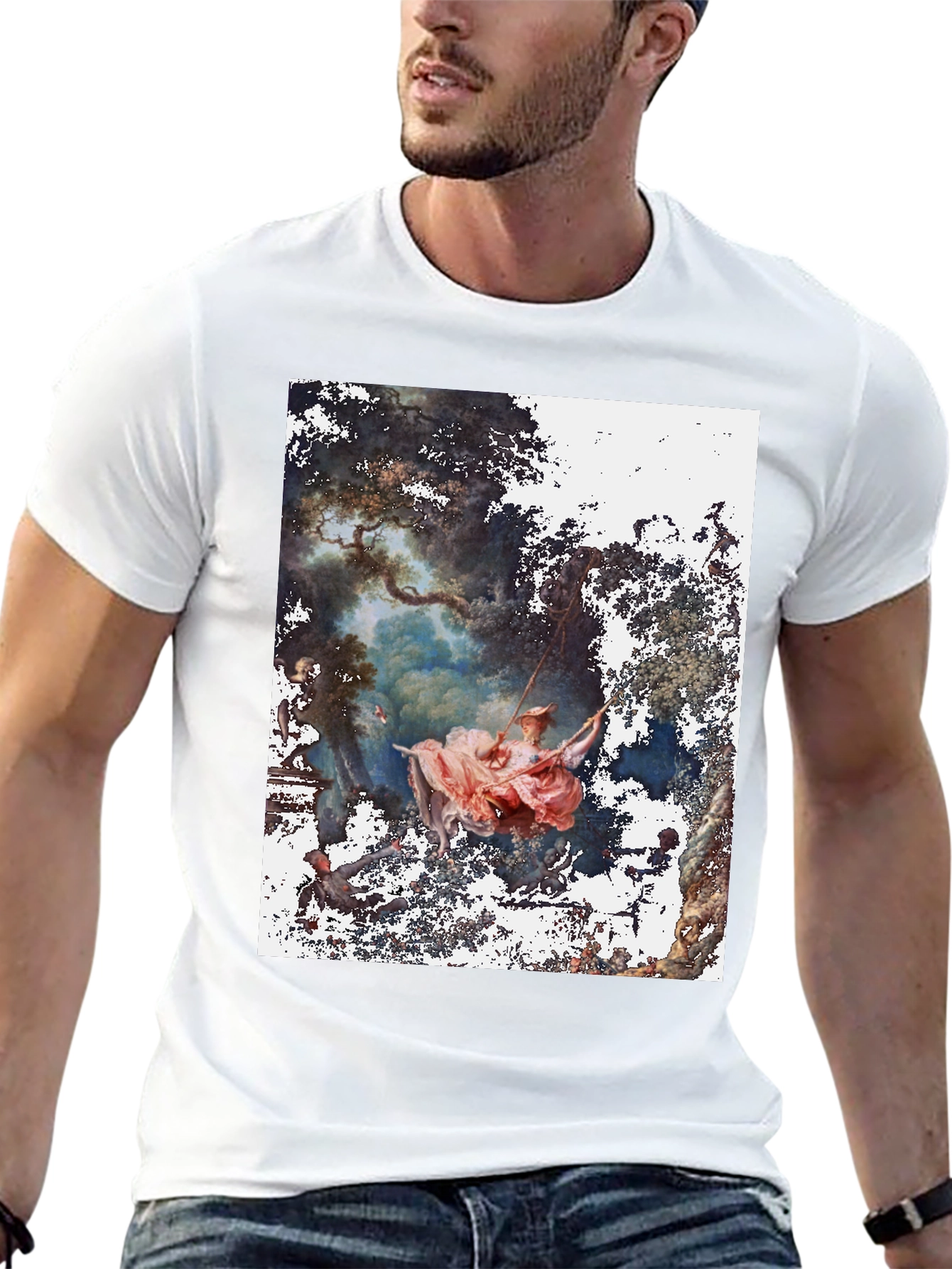 The Swing Painting T-Shirt - Art Tee