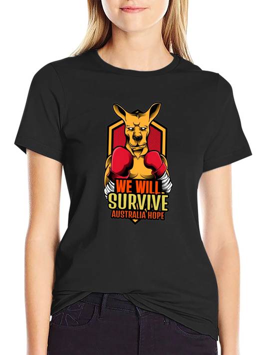 We Will Survive Kangaroo T-Shirt
