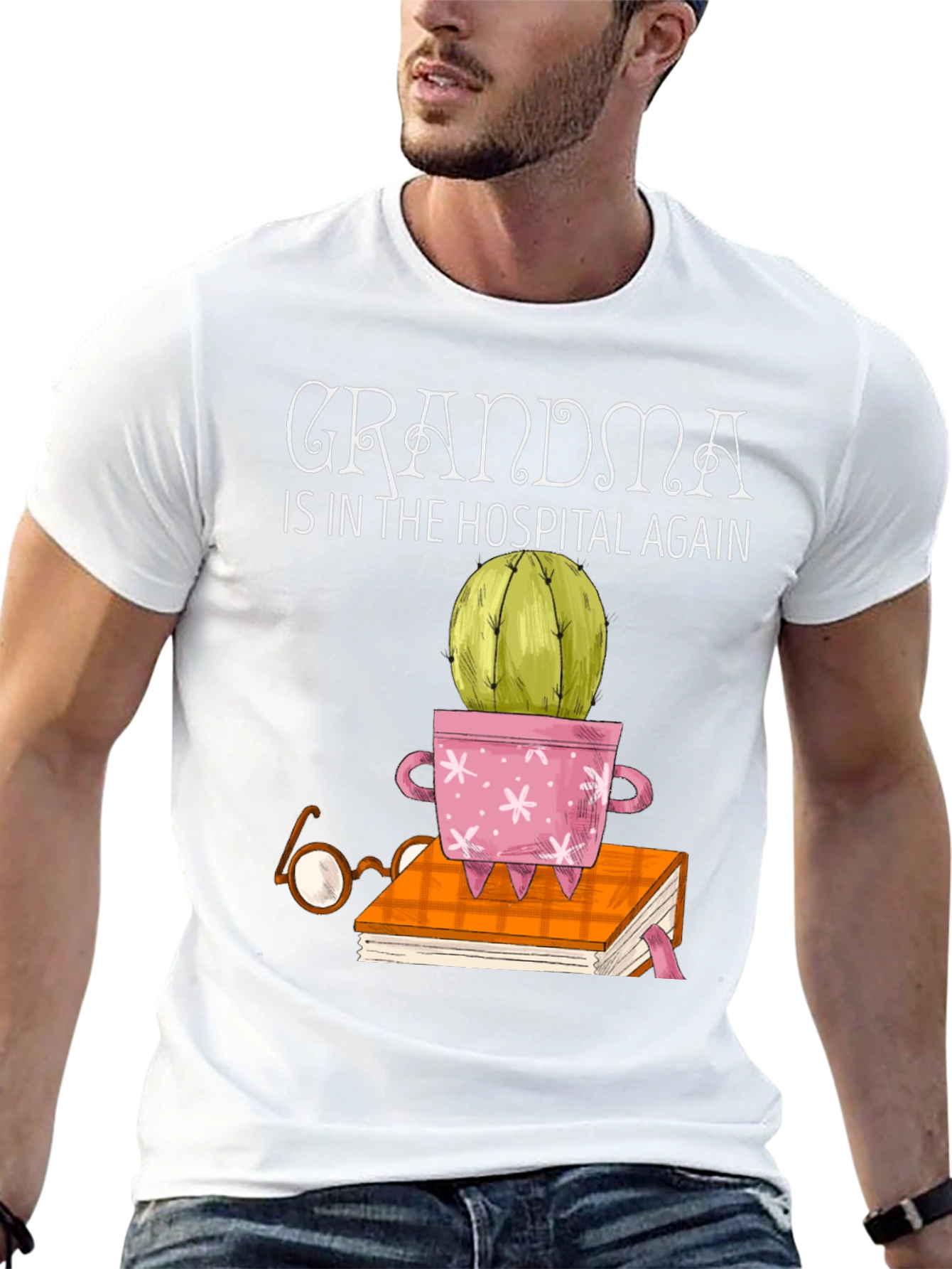 Grandmas Hospital Cactus T-Shirt