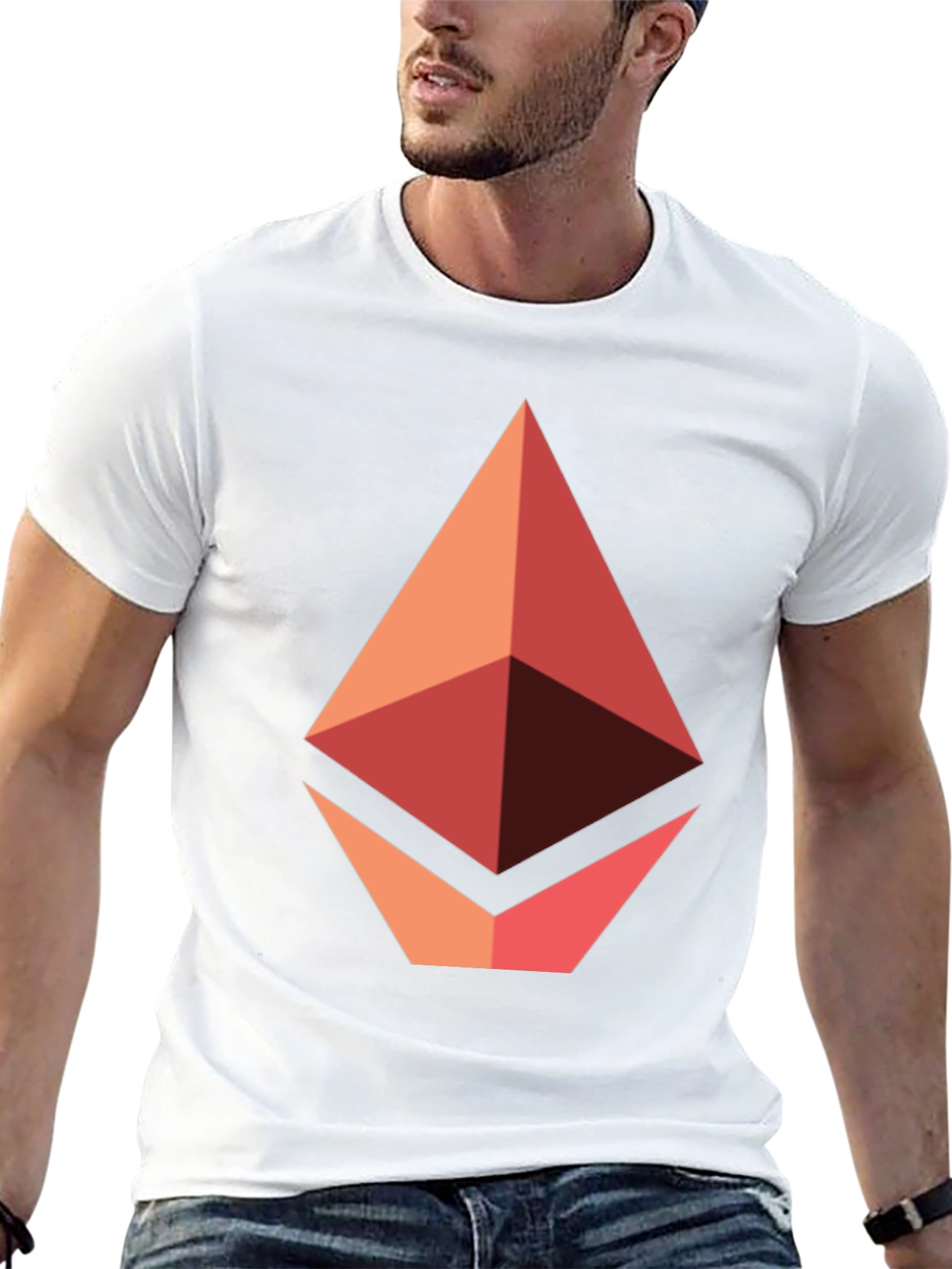 Ethereum Logo Graphic Tee - Modern Crypto T-Shirt