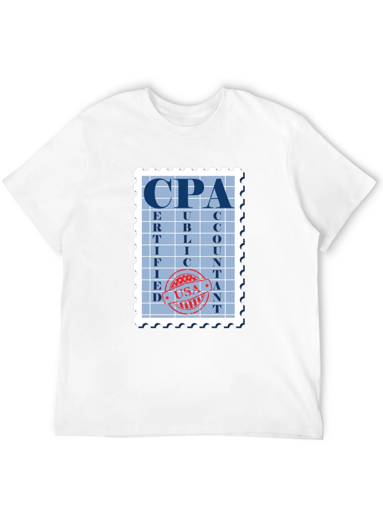 CPA Accountant Graphic Stamp T-Shirt