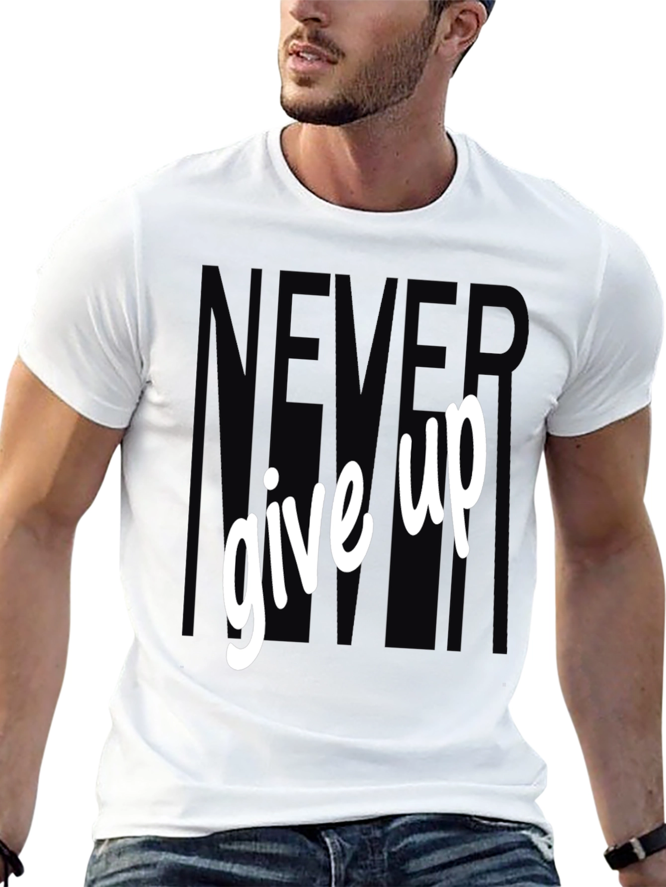 Never Give Up Graphic Tee