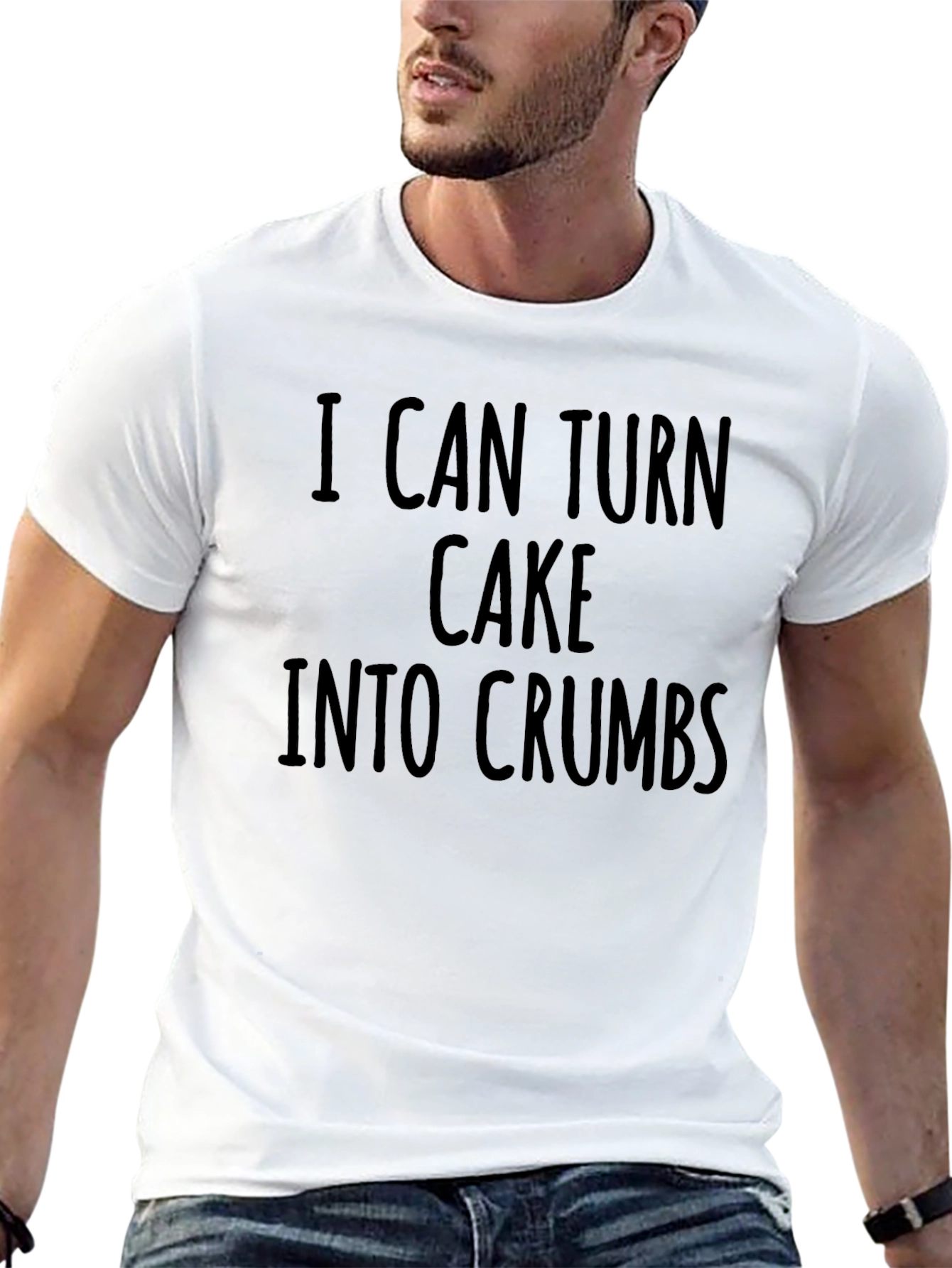 Cake to Crumbs Graphic Tee - Funny Eater Shirt