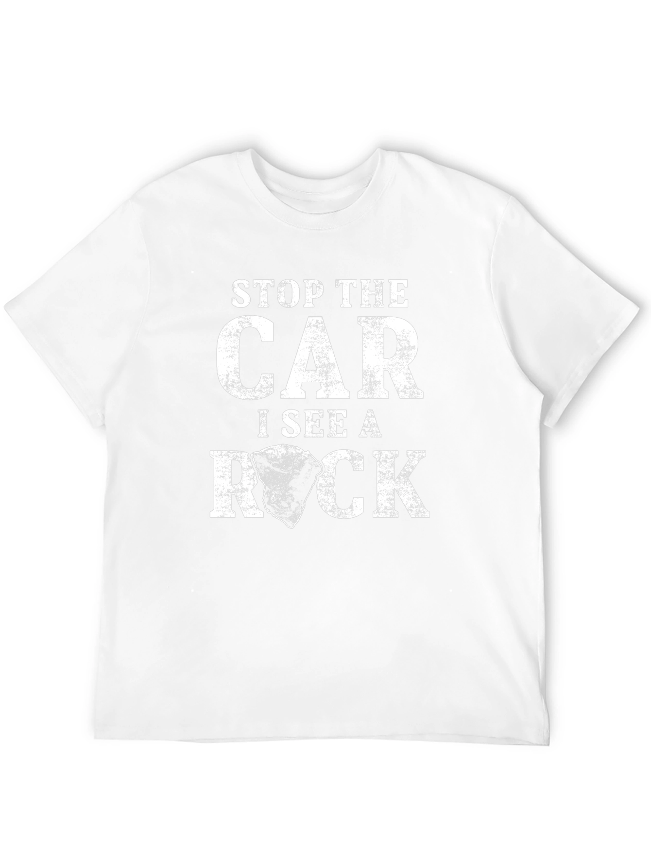 Funny Rock Collector T-Shirt - Stop The Car