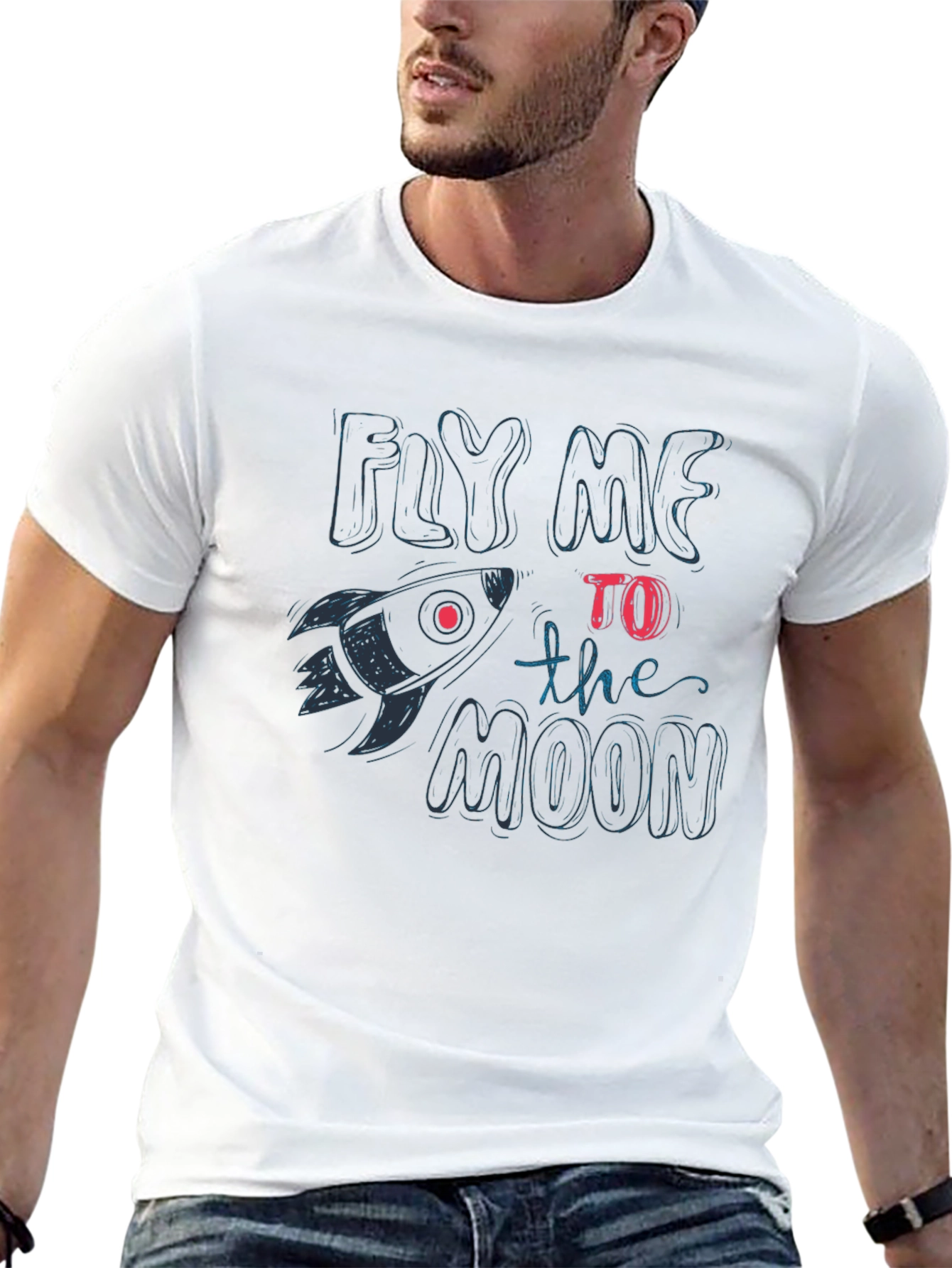 Fly Me To The Moon Graphic Tee