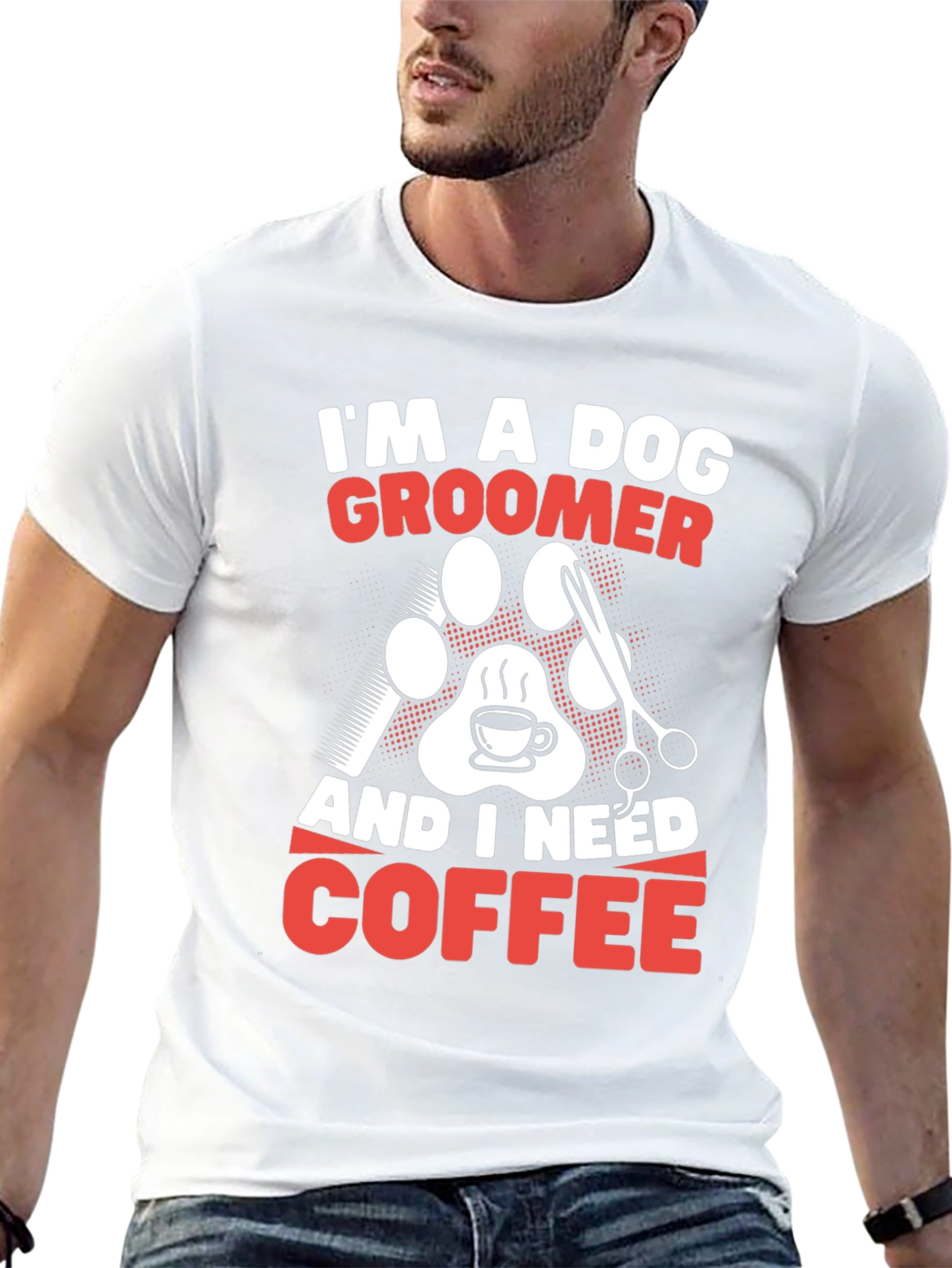Dog Groomer Coffee T-Shirt
