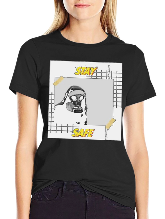 Stay Safe Graphic Tee - Black Unisex T-Shirt
