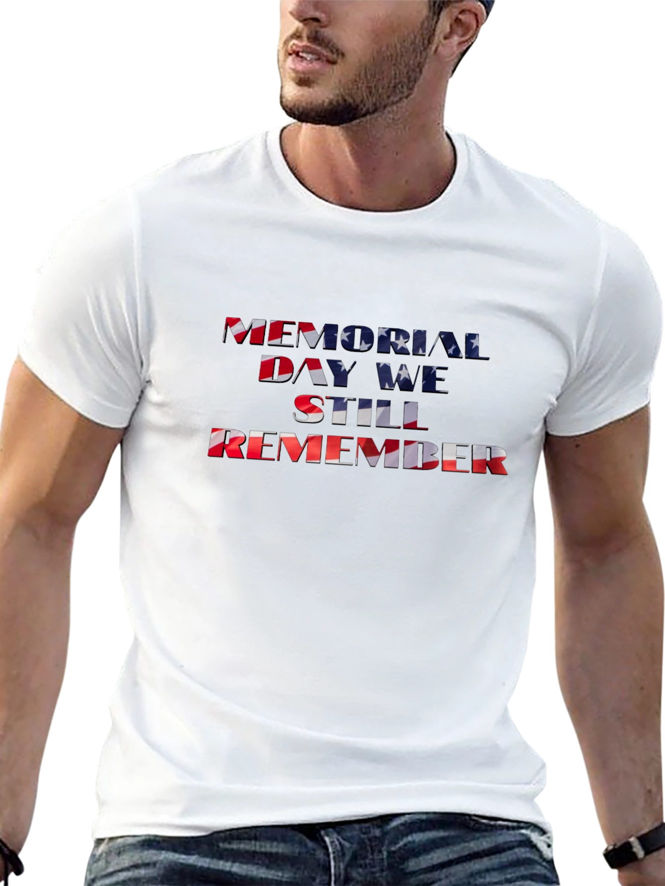 Memorial Day American Flag T-Shirt