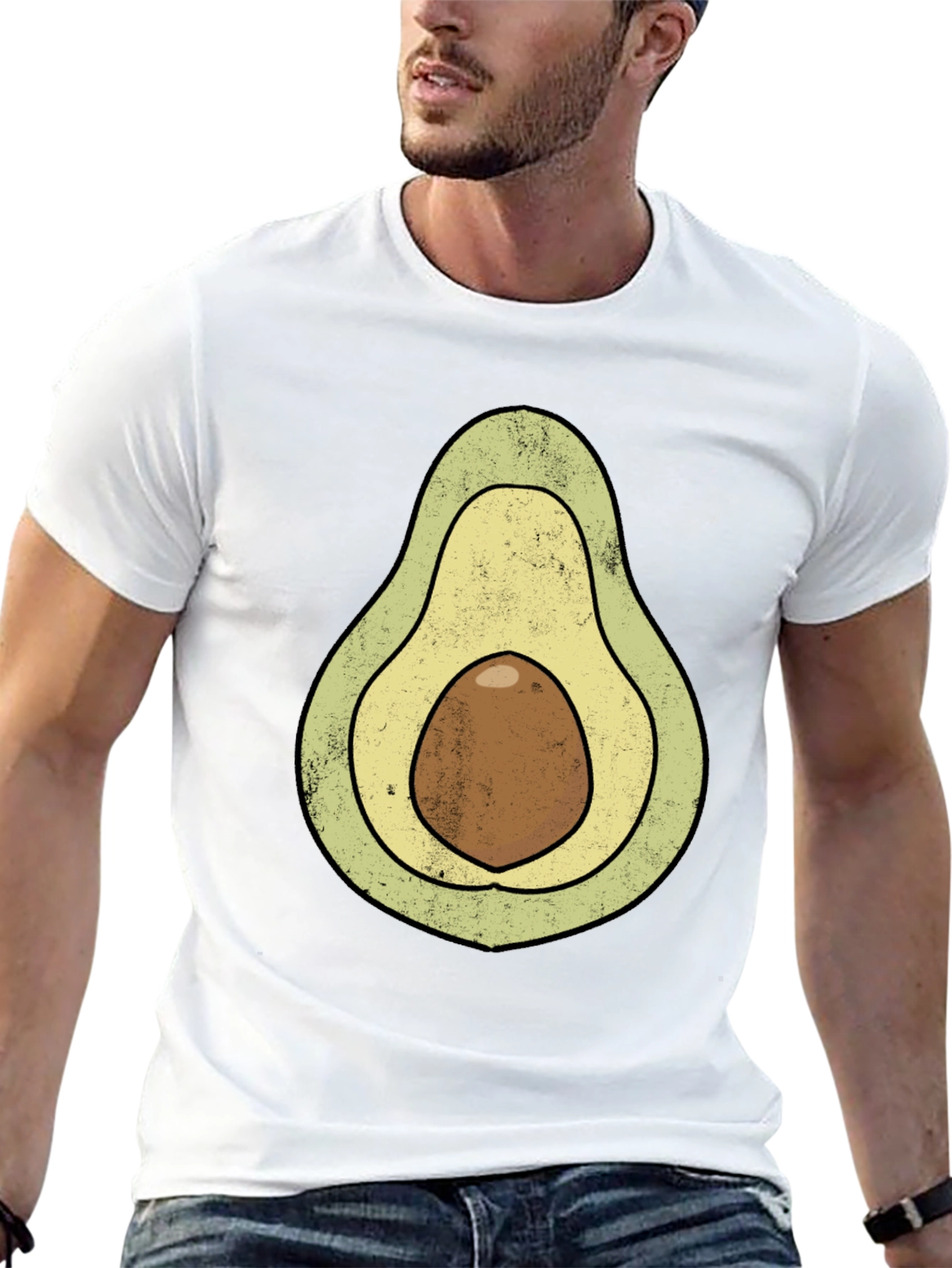 Avocado Graphic T-Shirt - Novelty Food Tee