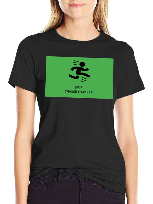 Jump Change Yourself Graphic Tee