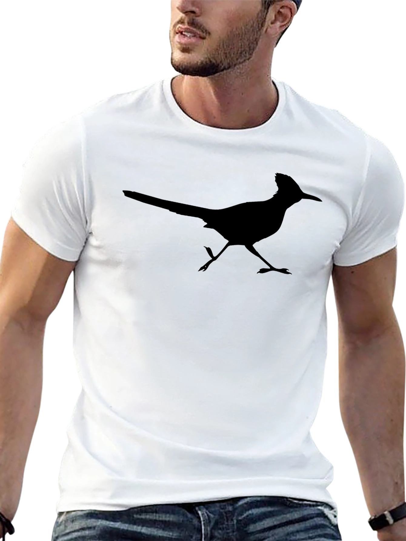 Roadrunner Silhouette T-Shirt - Black
