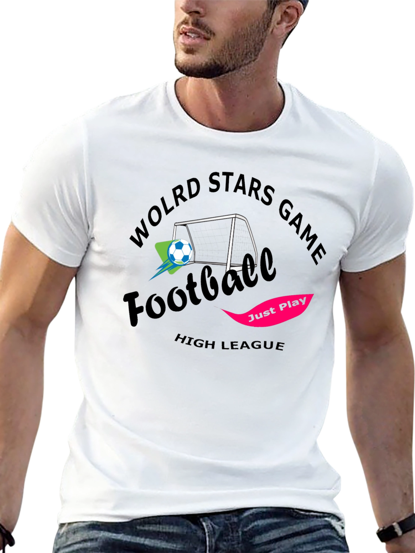 World Stars Football Game T-Shirt