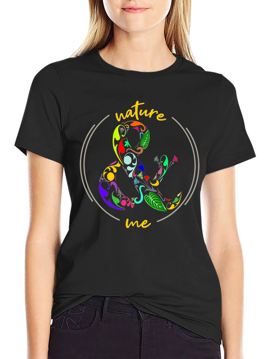 Nature & Me Graphic Tee - Stylish Eco-Friendly Design