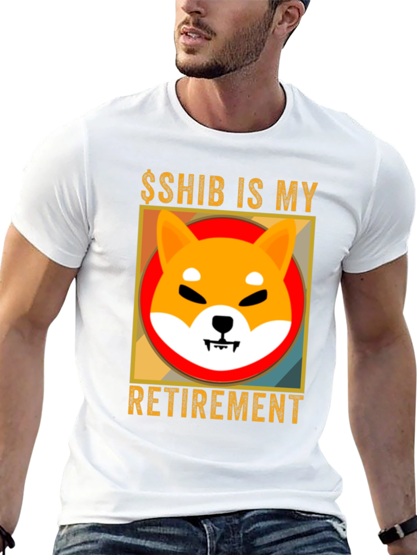 Shiba Inu Crypto Retirement T-Shirt