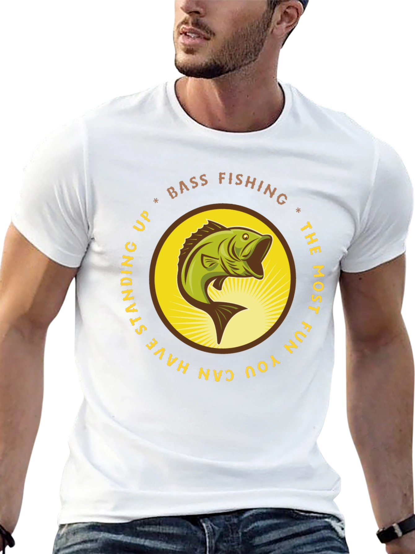 Bass Fishing T-Shirt - Fun Fishing Apparel