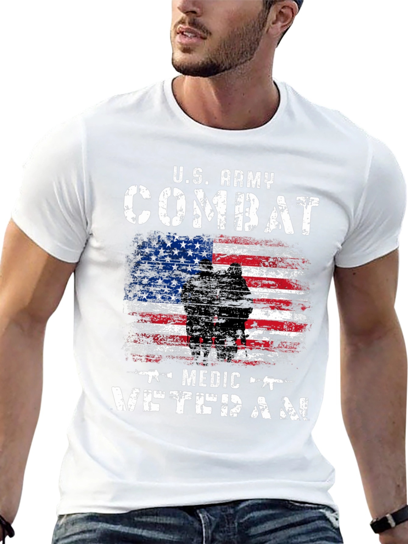 U.S. Army Combat Medic Veteran T-Shirt